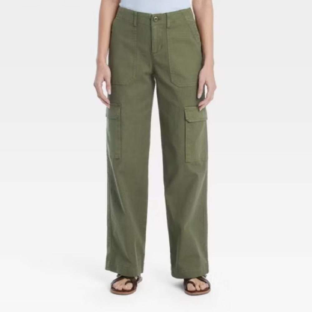 Target Utility Cargo Pants - Olive Green